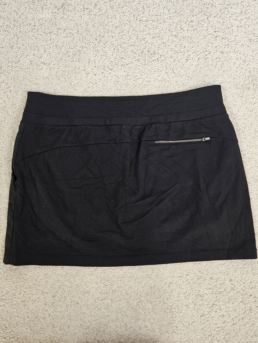 Athleta Skort Black Womens XL Zipper Pocket Active Golf Pickleball Outdoor - Picture 7 of 7